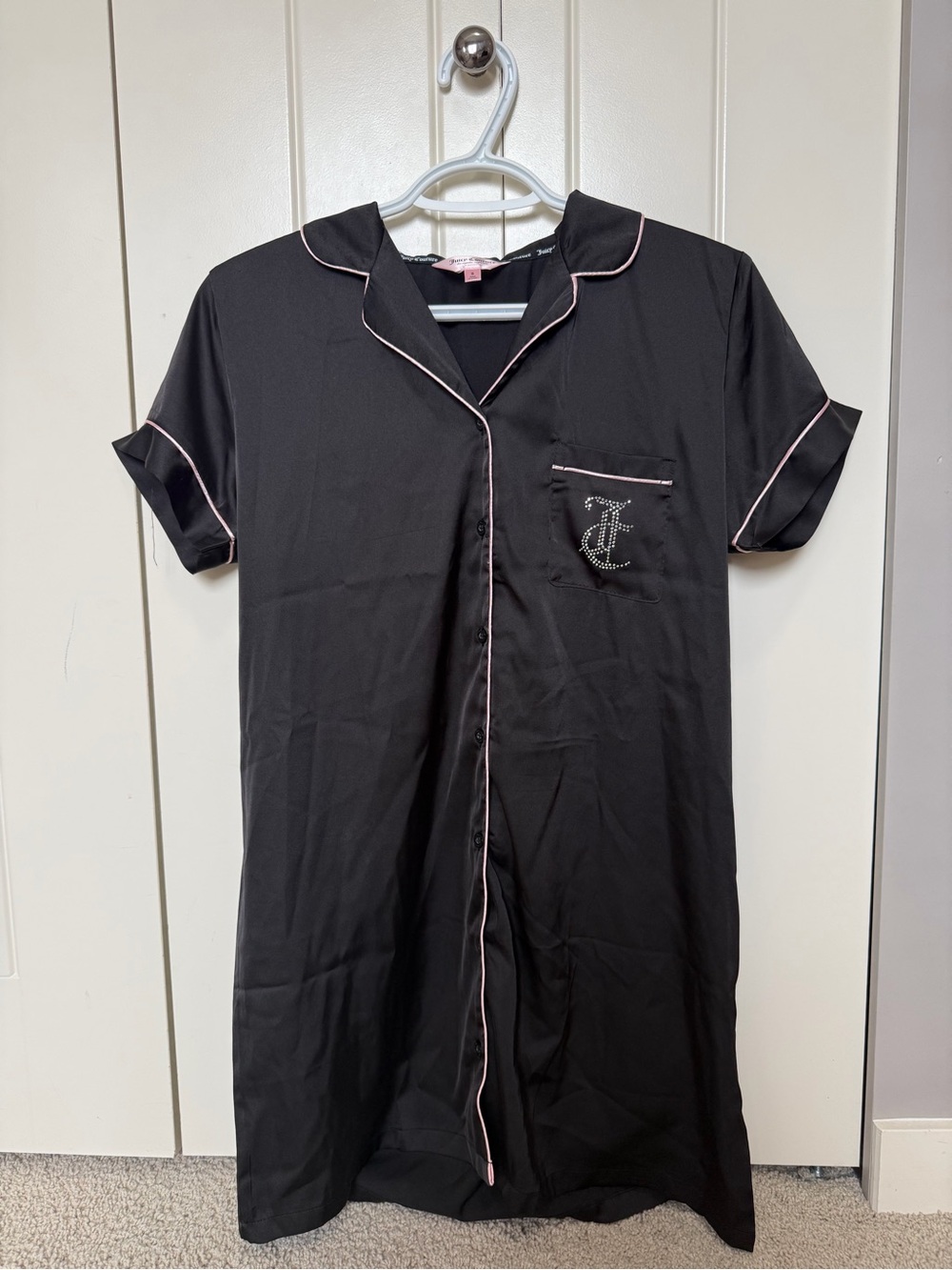 Juicy Couture Satin Sleep Shirt Nightgown